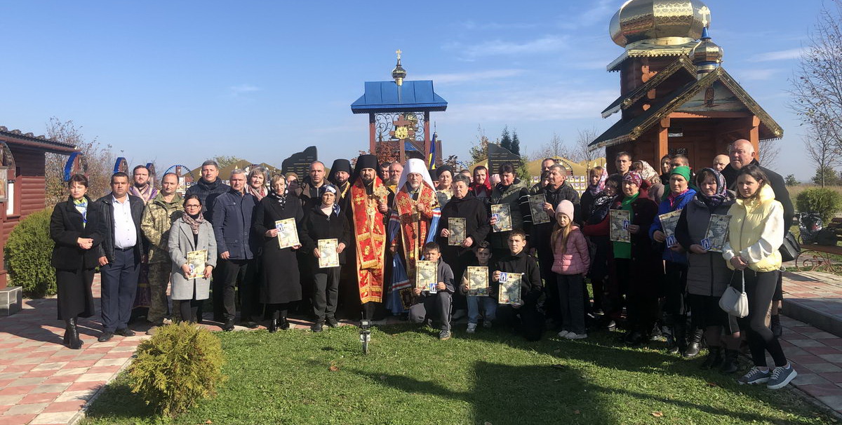 Вшанування загиблих героїв в Угорницькій обителі