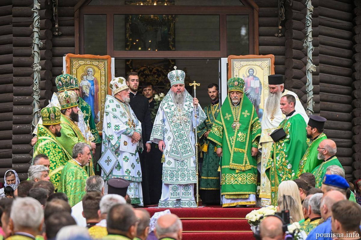 Святкове Богослужіння в Манявському чоловічому монастирі